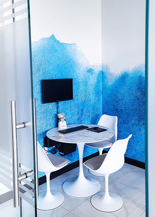 Nu dentistry meeting room.